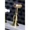 Kingston Brass KB1797PXBS 8" Widespread Kitchen Faucet W/ Brass Sprayer, Brushed Brass KB1797PXBS - alternate 4